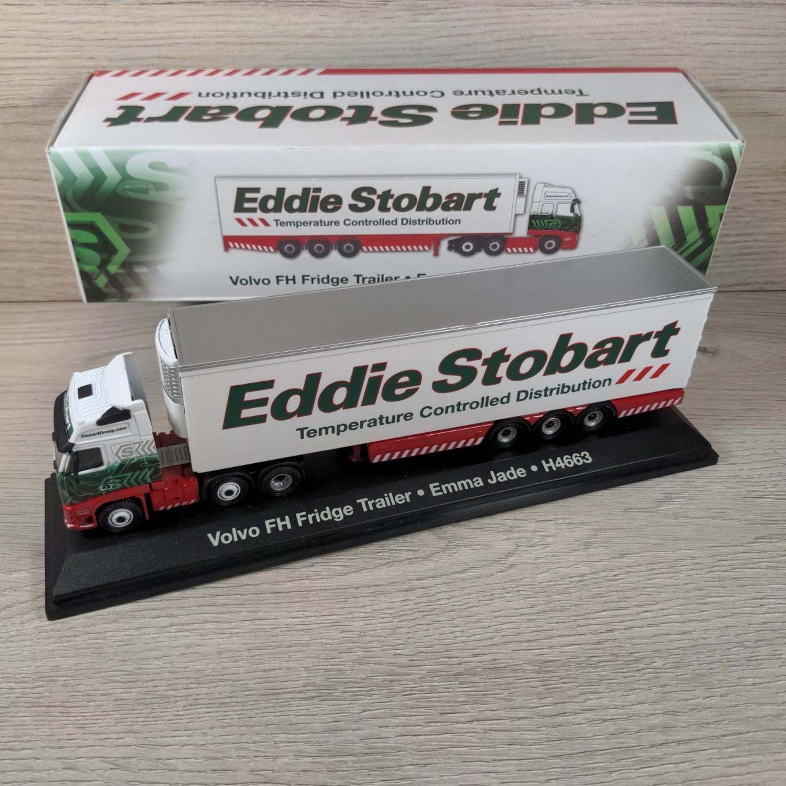 Atlas Editions Eddie Stobart Volvo FH Fridge Trailer Emma Jade H4663  1:76 Scale