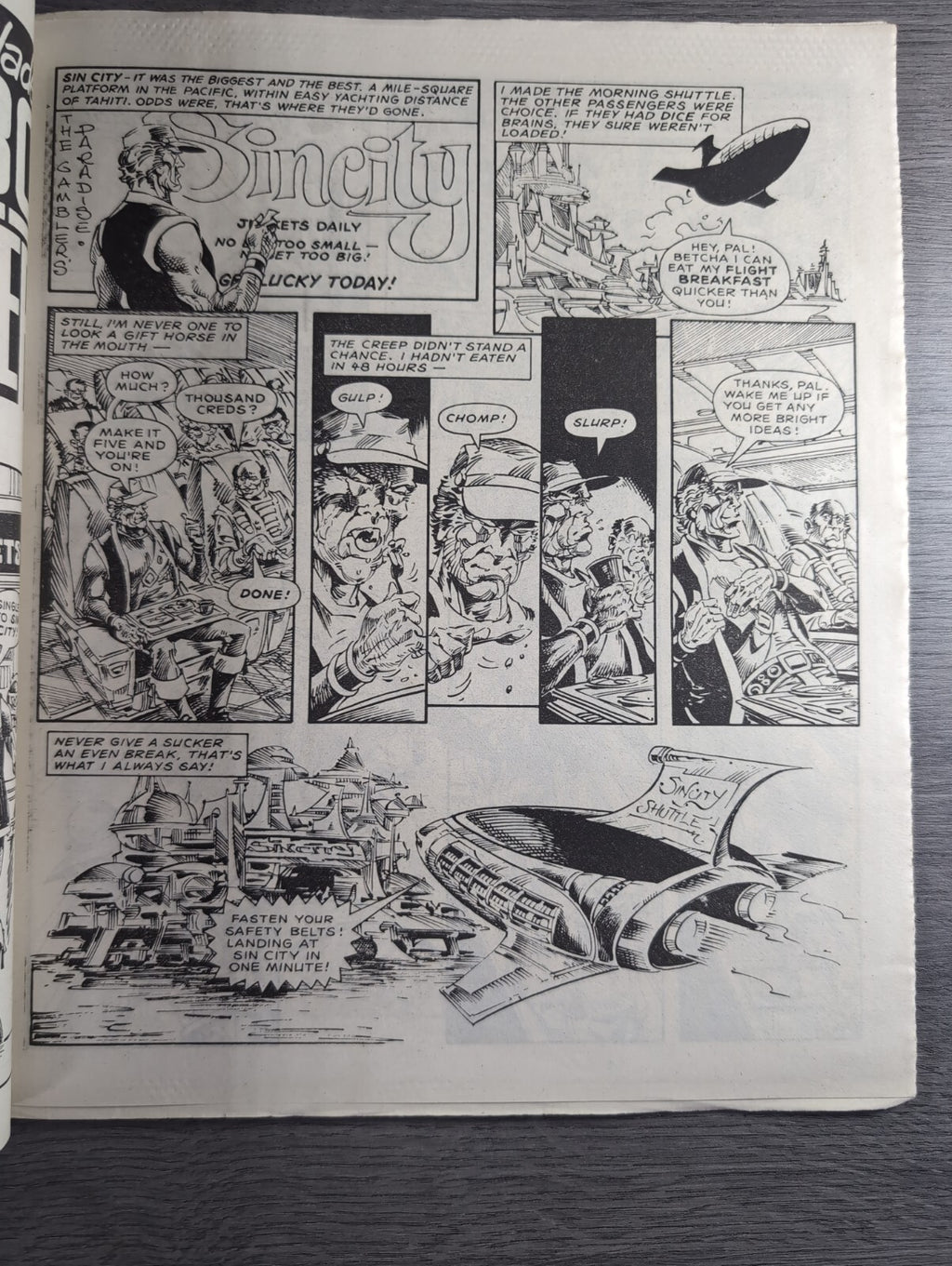 2000AD Prog 439 Featuring Judge Dread Comic 12th Oct 1985 Vintage Retro Comic