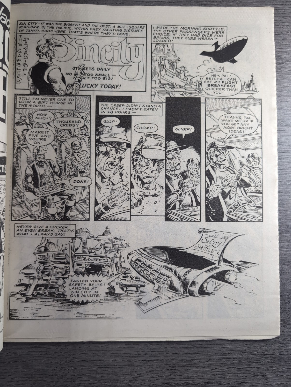 2000AD Prog 439 Featuring Judge Dread Comic 12th Oct 1985 Vintage Retro Comic
