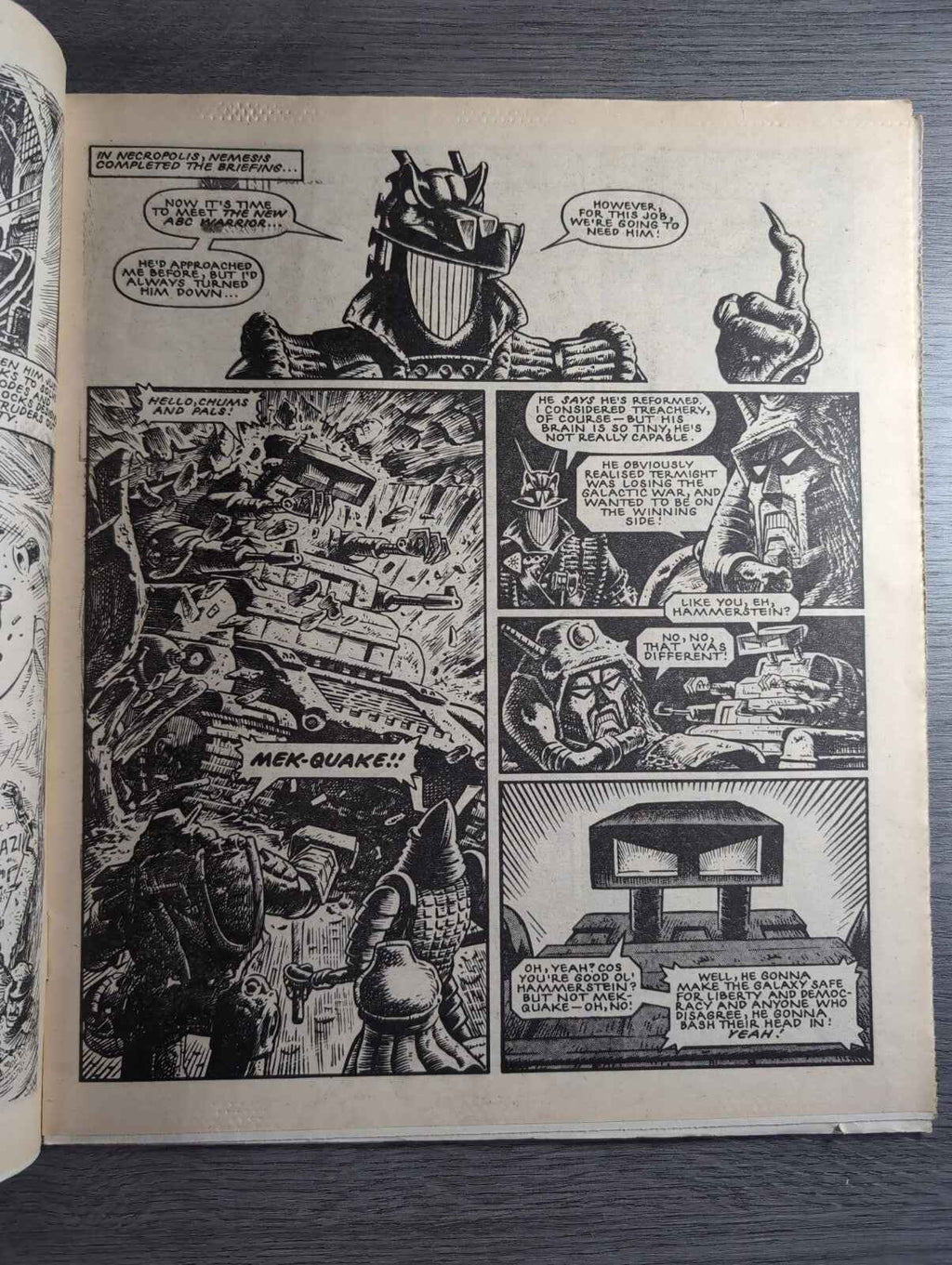 2000AD Prog 444 Featuring Judge Dread Comic 16th Nov 1985 Vintage Retro Comic