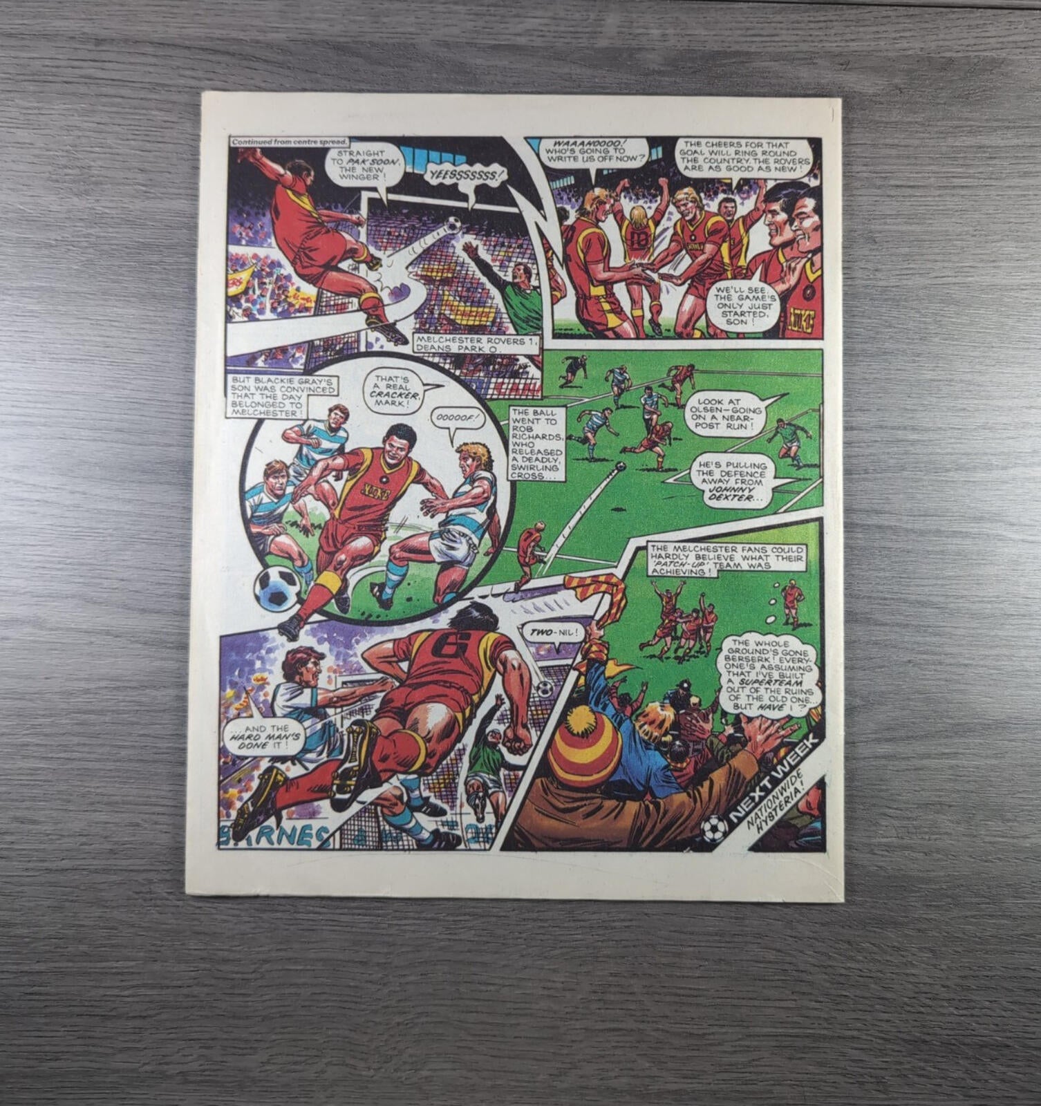 Roy of The Rovers 23rd August 1986 Vintage Comic IPC Magazines