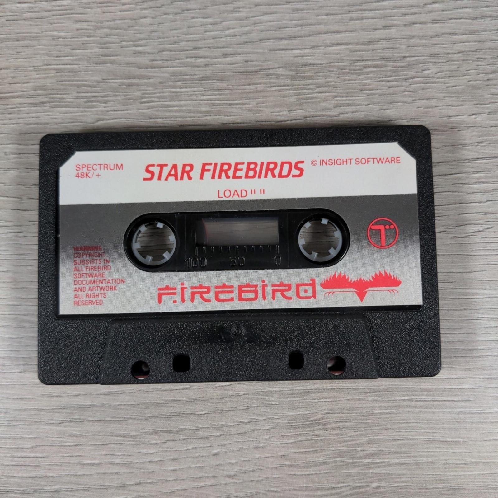 Star Firebirds ZX Spectrum 48K Firebird Game Cassette Tested & Working - Retrorama UK