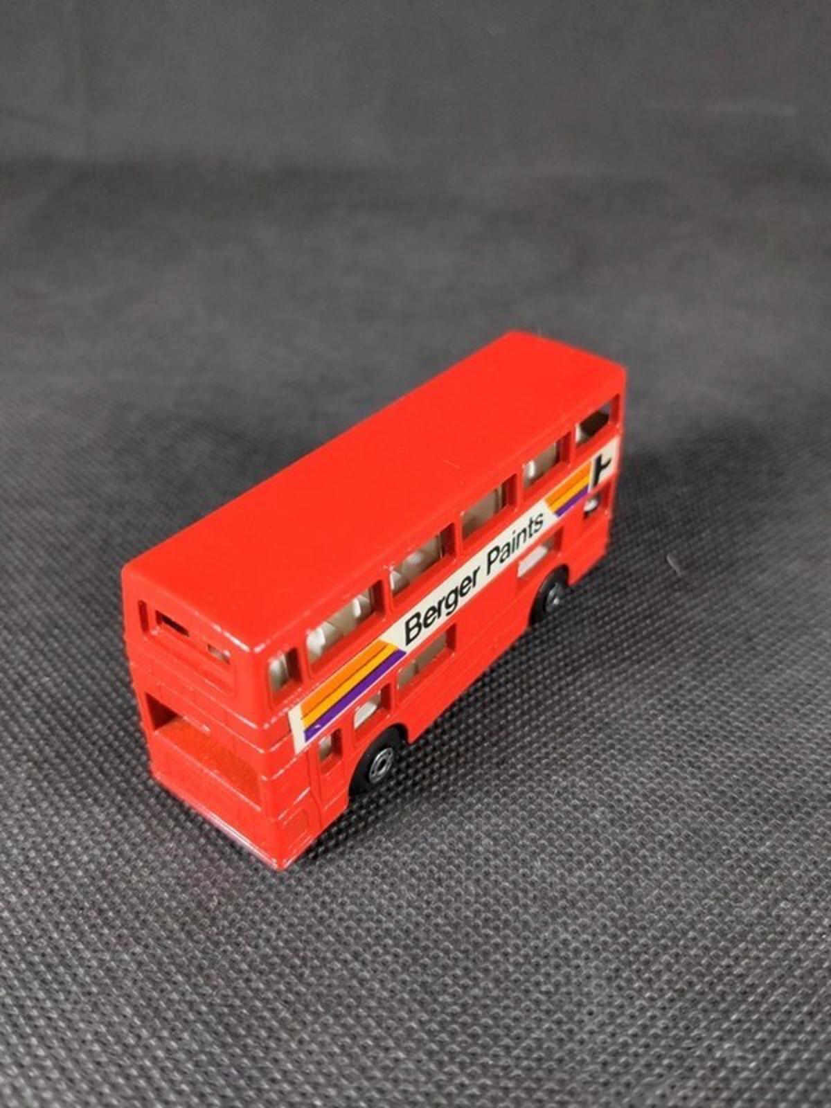 Matchbox Superfast New 17 The Londoner Diecast Bus Berger Paints Vintage 1972