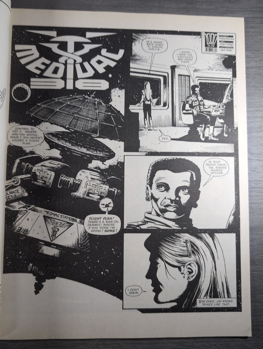 2000AD Prog 619 Featuring Judge Dread Comic 25th March 1989 Vintage Retro Comic