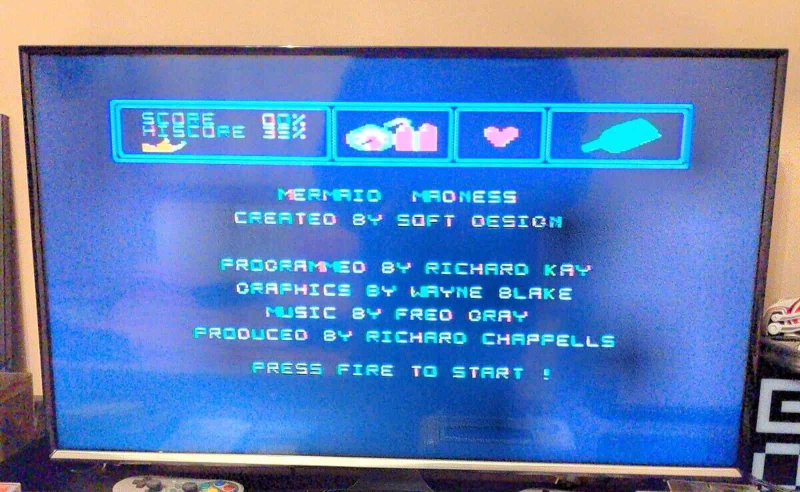 Mermaid Madness Commodore 64 C64 Game Cassette Tested & Working