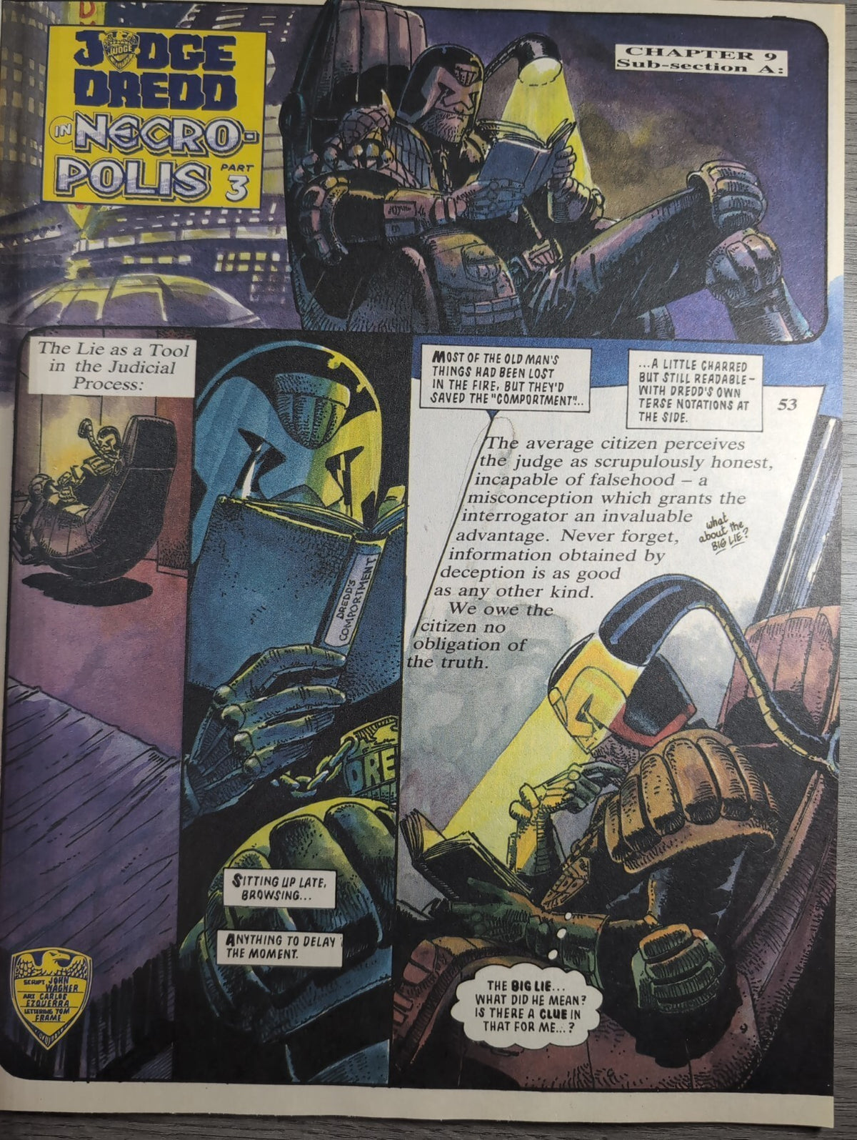 2000AD Prog 676 Featuring Judge Dredd Comic 28th April 1990 Vintage Retro Comic