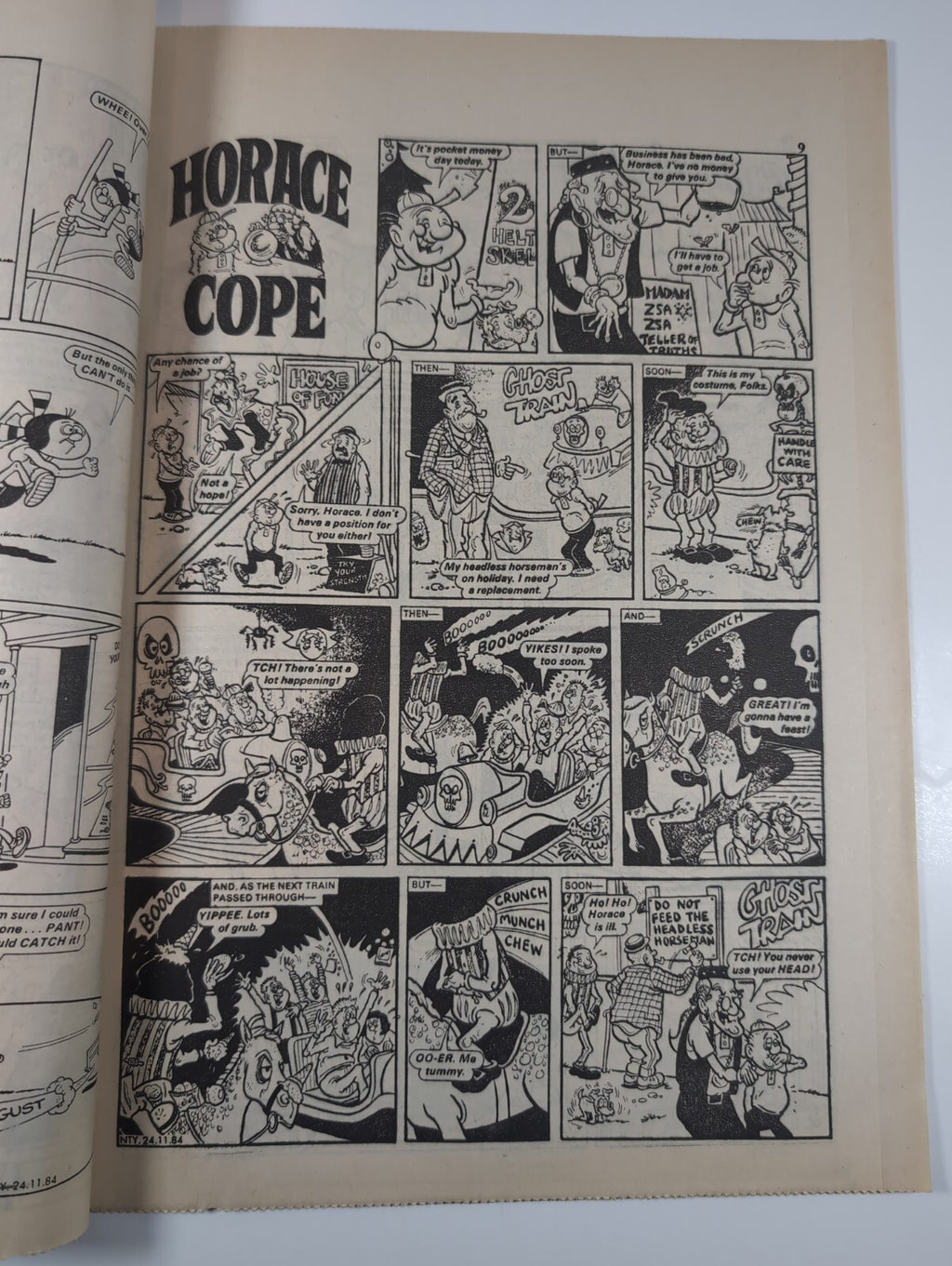 Nutty Comic Featuring Bananaman Issue No. 250 Nov 24th 1984 Vintage Retro Comic