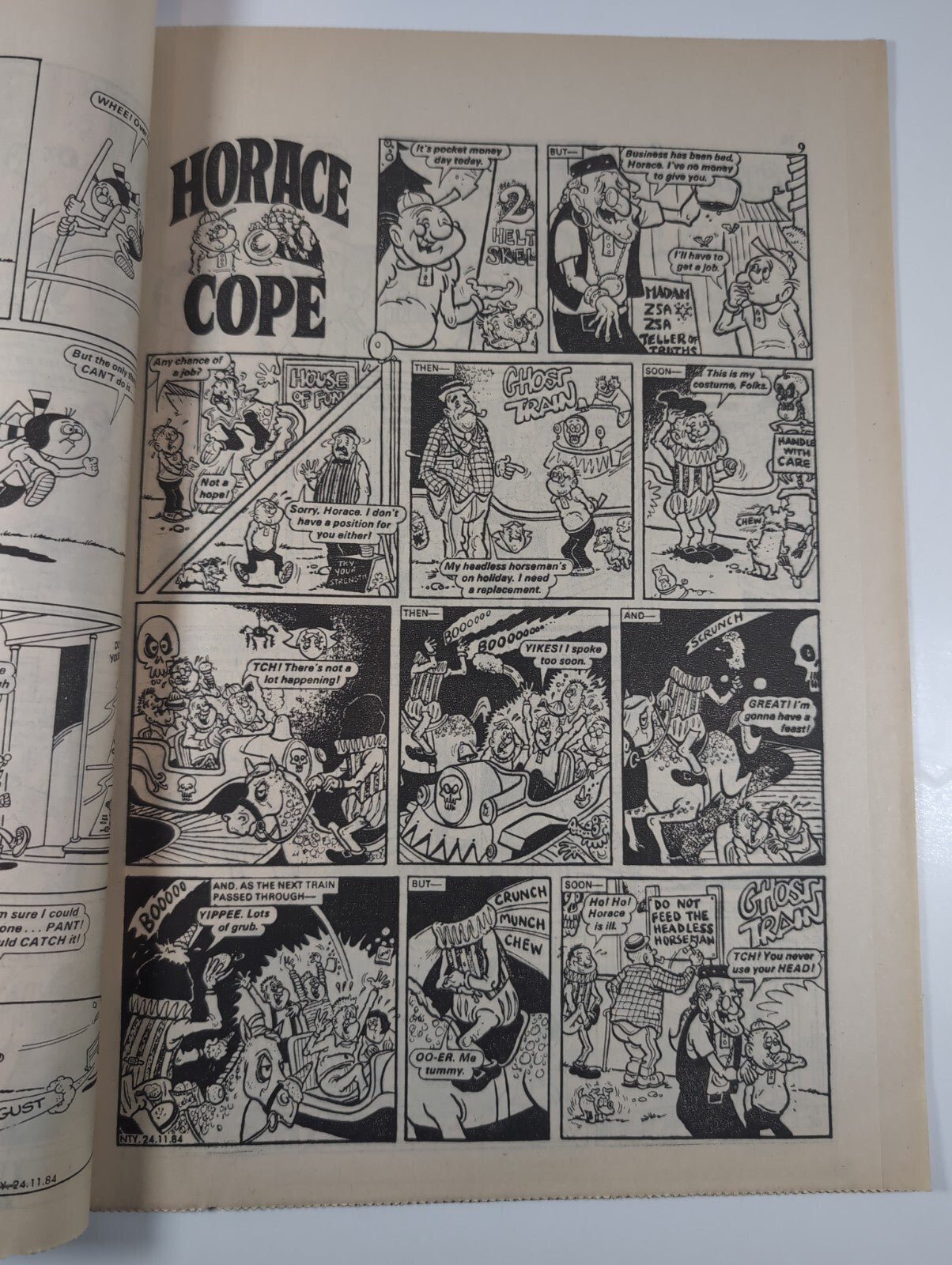 Nutty Comic Featuring Bananaman Issue No. 250 Nov 24th 1984 Vintage Retro Comic