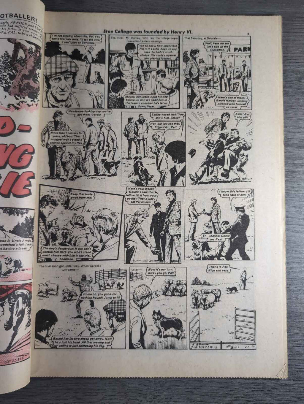 Buddy Comic Issue No 12 2nd May 1981 Vintage Retro Comic