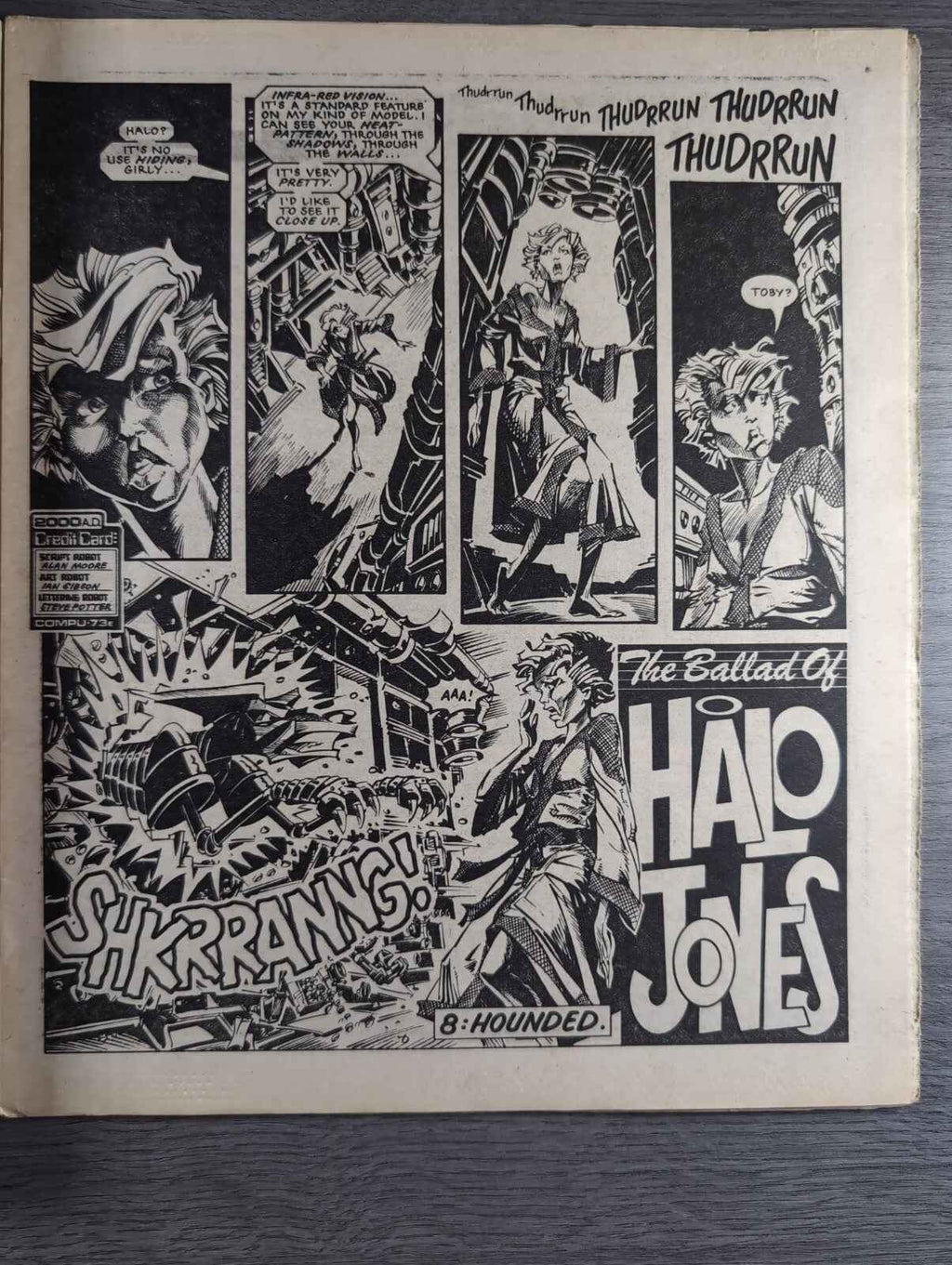 2000AD Prog 413 Featuring Judge Dread Comic 13th April 1985 Vintage Retro Comic