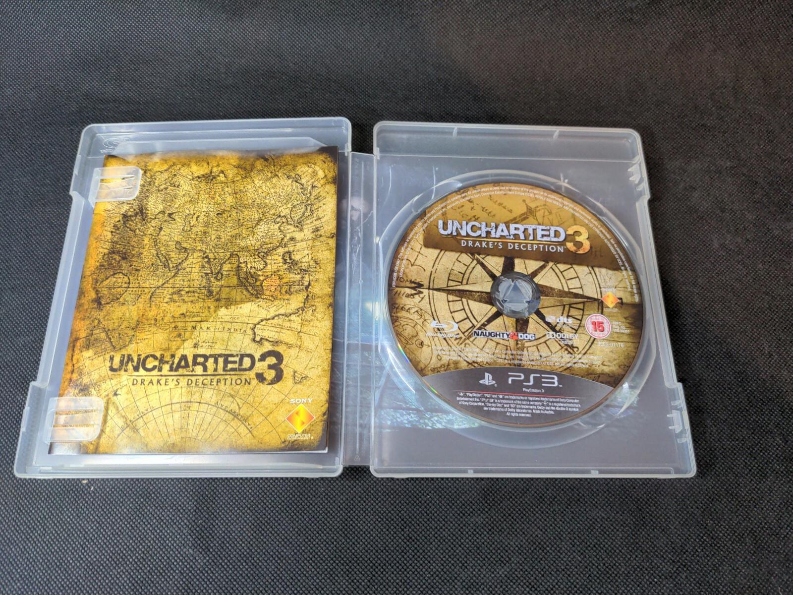 Uncharted 3 Drakes Deception PS3 Playstation 3 Game - Region 2 PAL Age 15+