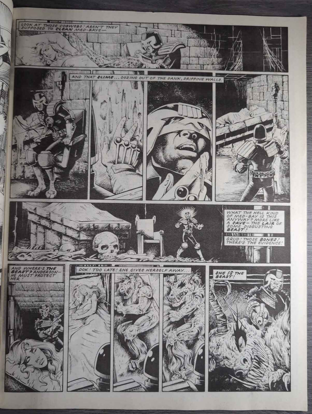 2000AD Prog 524 Featuring Judge Dread Comic 30th May 1987 Vintage Retro Comic