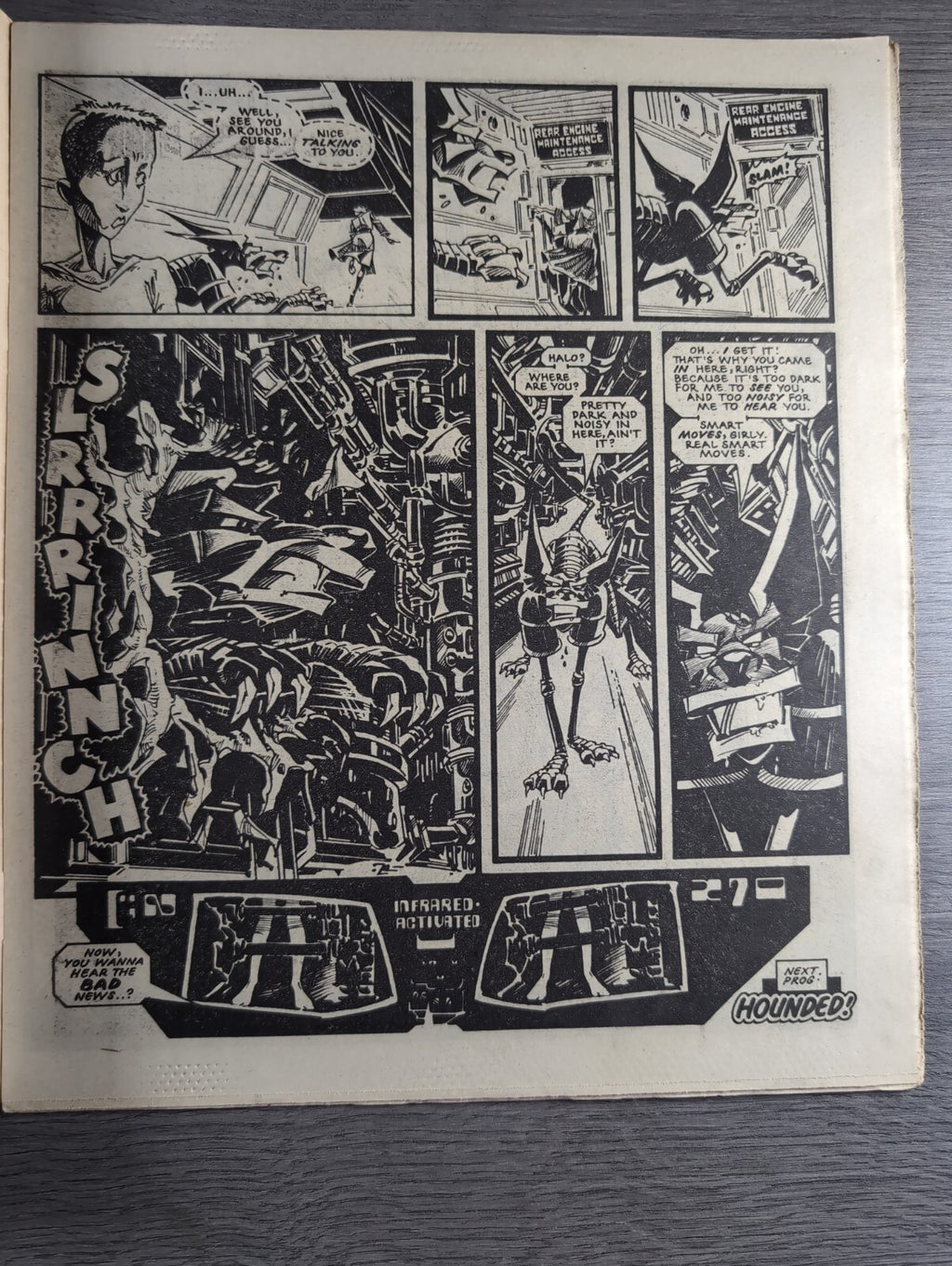 2000AD Prog 412 Featuring Judge Dread Comic 6th April 1985 Vintage Retro Comic