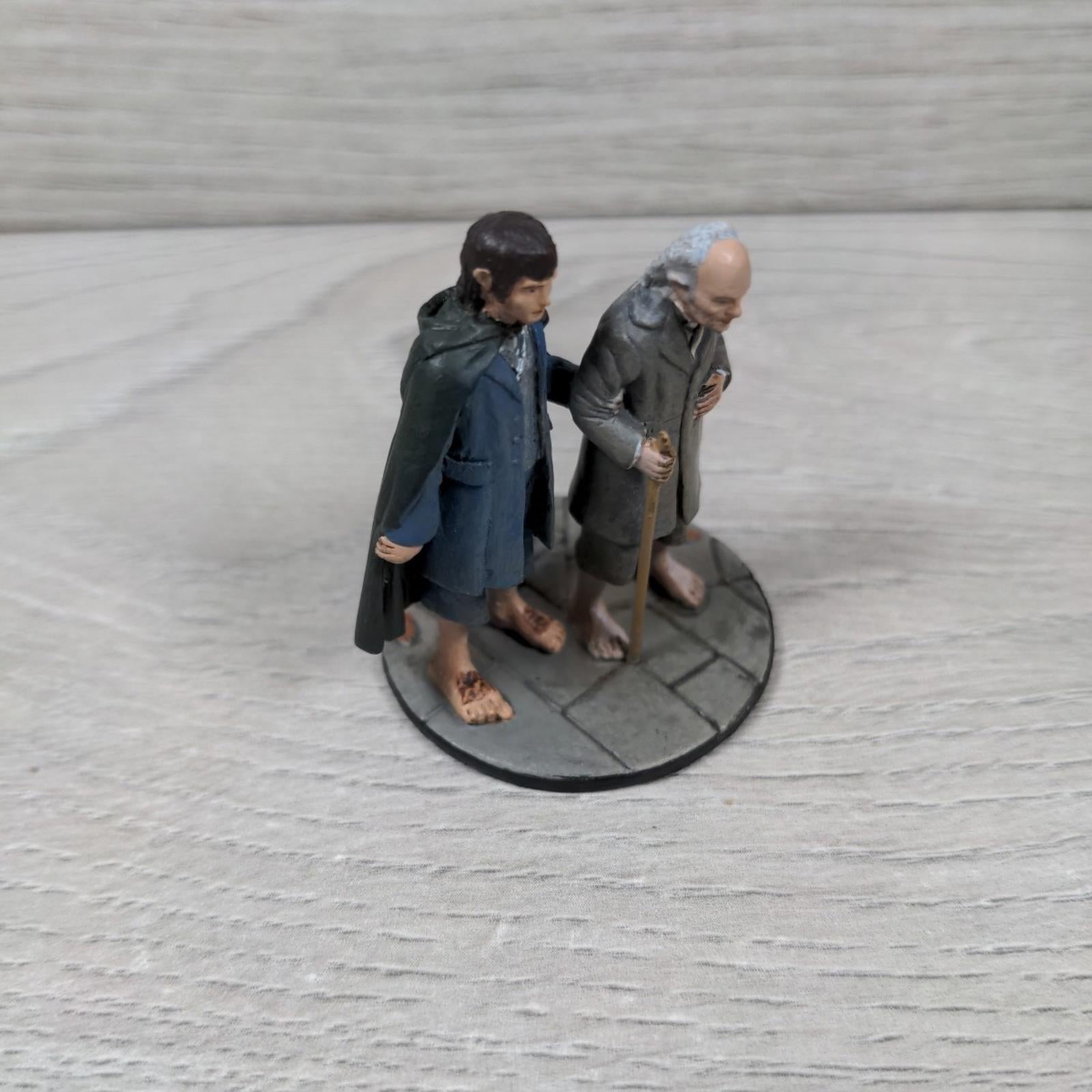Eaglemoss Bilbo & Frodo Lord of the Rings Collectors Models Metal Figure 2006