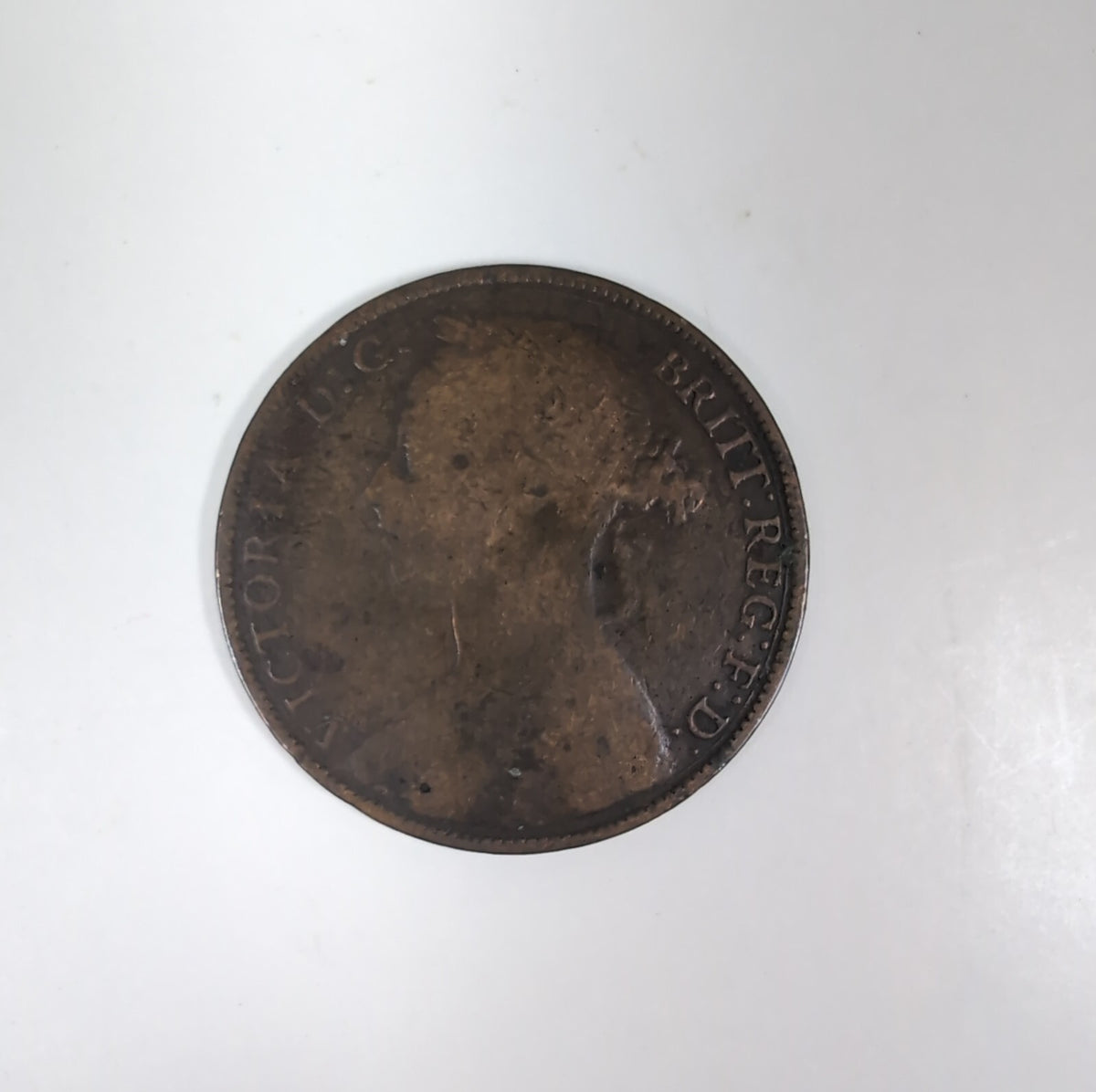 6 x Victorian/Edwardian One Penny 1D Coins 1886, 1896, 1900, 1902 x 2, 1903