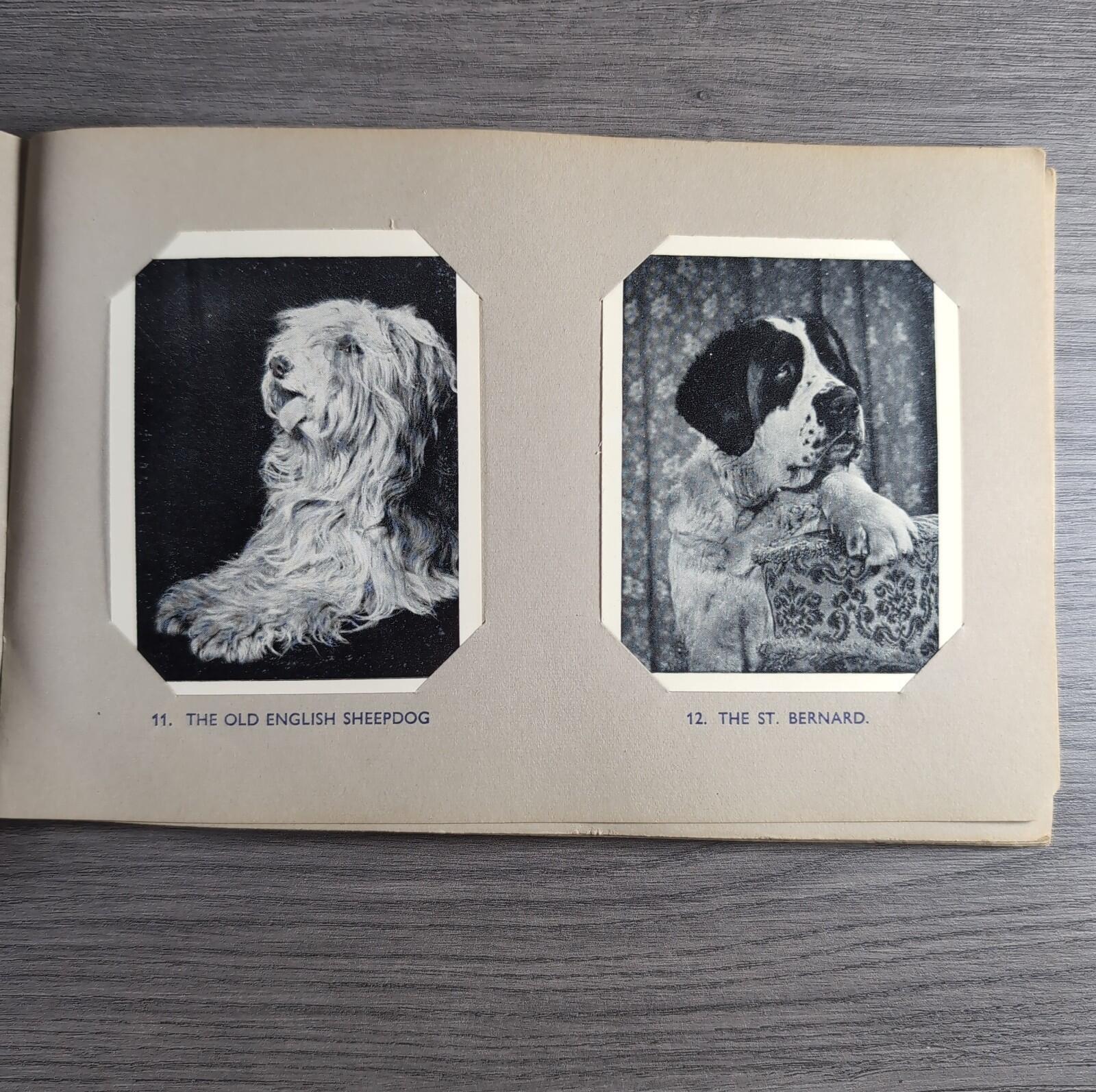 Good Dogs Trex J Bibby 1955 Full Set 25 Cards In Album Collectors Trading Cards
