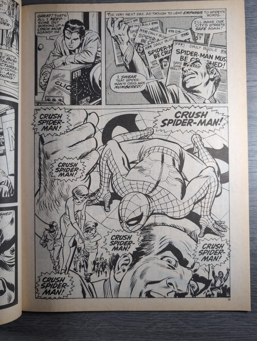 Spider-Man Comics Weekly No 119 Marvel Comics UK 24th May 1975 Vintage Comic
