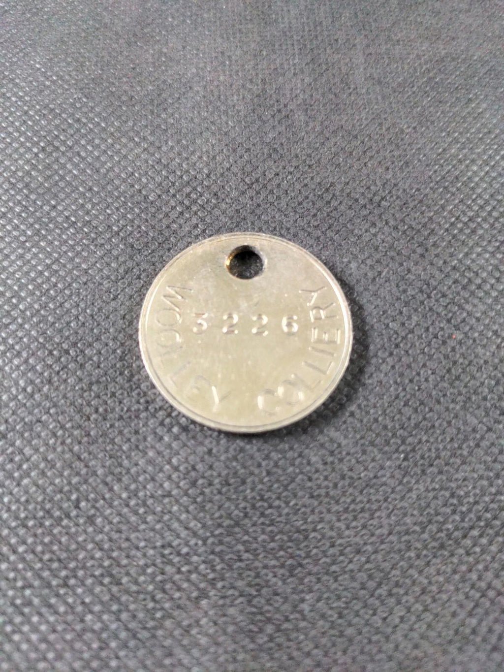 Woolley Colliery No 3226 Miners Pit Check Token Tally Mining Memorabilia