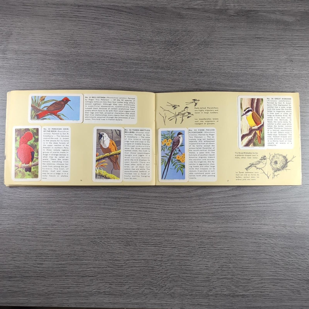 Brooke Bond Tea Picture Card Album No 6 Tropical Birds Complete Set Canada Issue