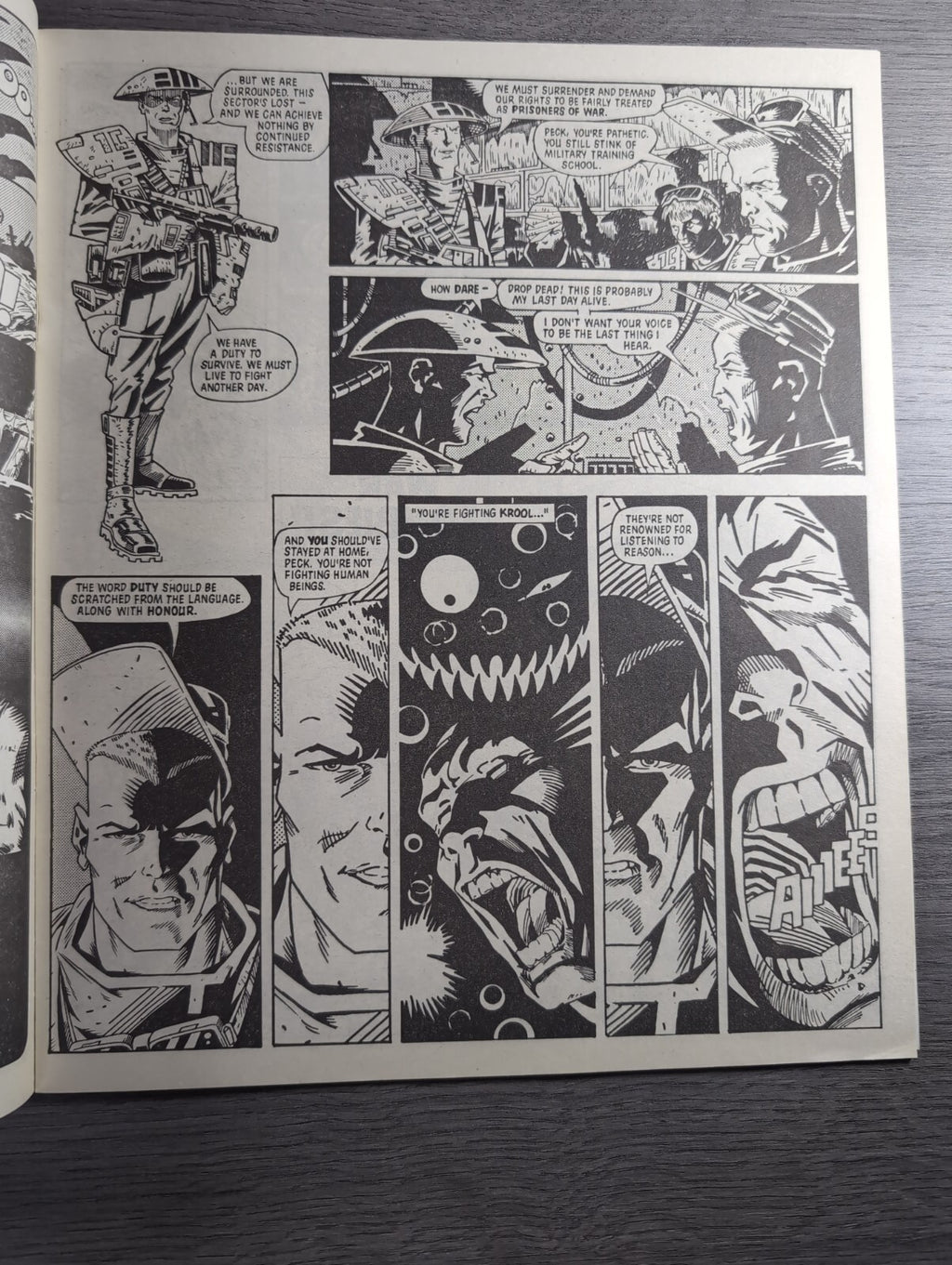 2000AD Prog 500 Featuring Judge Dread Comic 13th Dec 1986 Vintage Retro Comic