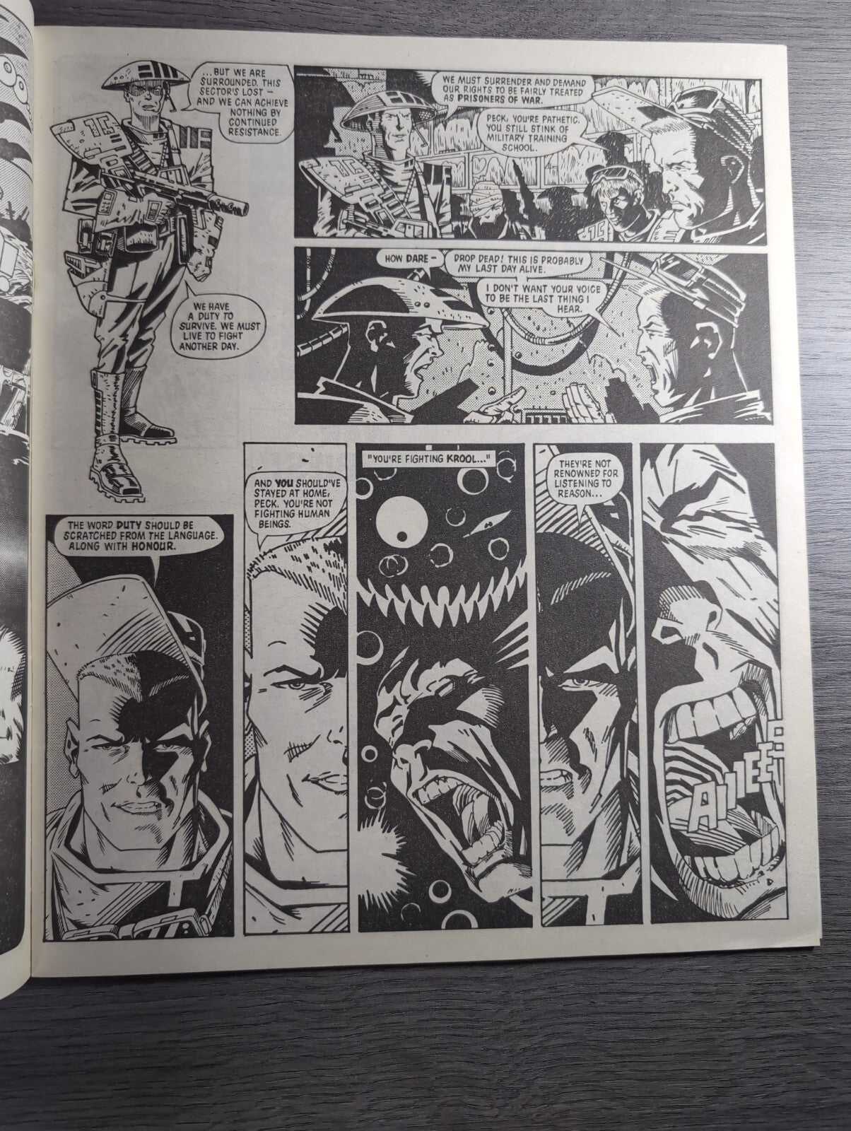 2000AD Prog 500 Featuring Judge Dread Comic 13th Dec 1986 Vintage Retro Comic