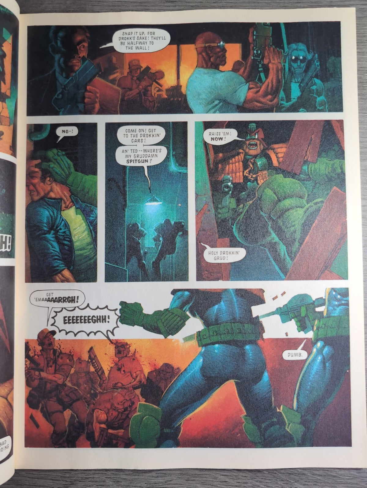 2000AD Prog 819 Featuring Judge Dredd Comic 23rd Jan 1993 Vintage Retro Comic