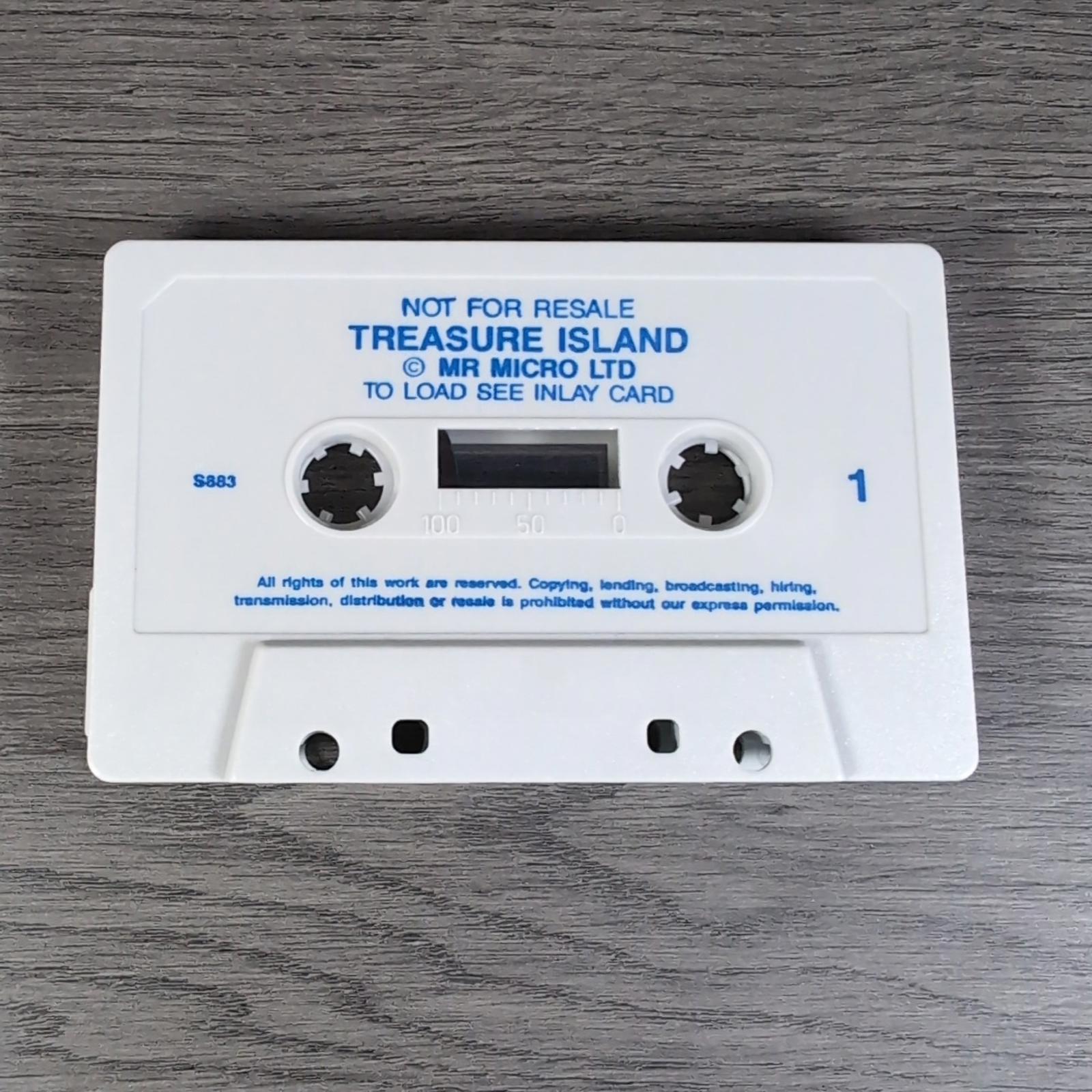 Treasure Island ZX Spectrum Video Game Cassette Mr Micro Tested & Working