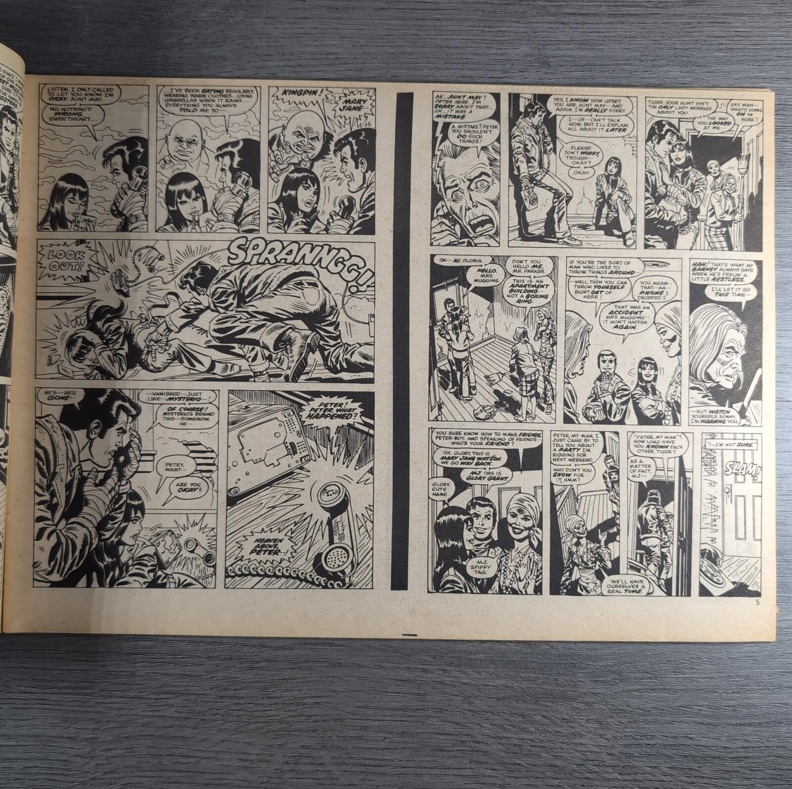 Super Spider-Man With The Super Heroes No. 191 Marvel Comics 6th October 1976