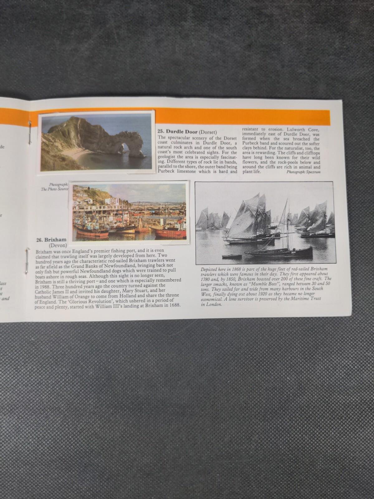Brooke Bond Tea Cards: Discovering Our Coast PG Tips Album Complete