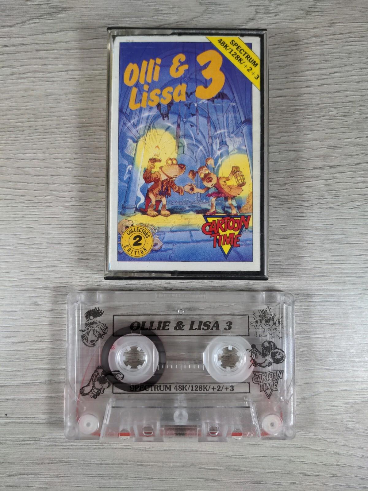 Olli & Lissa 3 ZX Spectrum 48K 128K Game Cassette Tested & Working