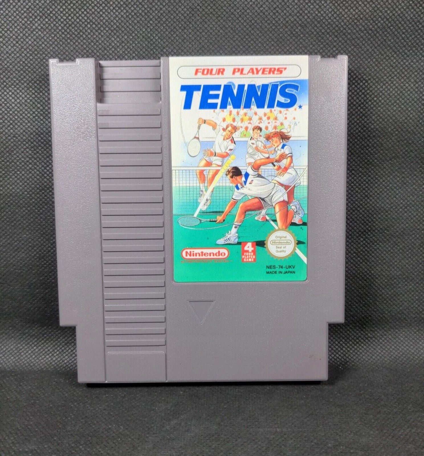 Four Player Tennis NES Game Catridge Only Genuine Cartridge Tested & Working