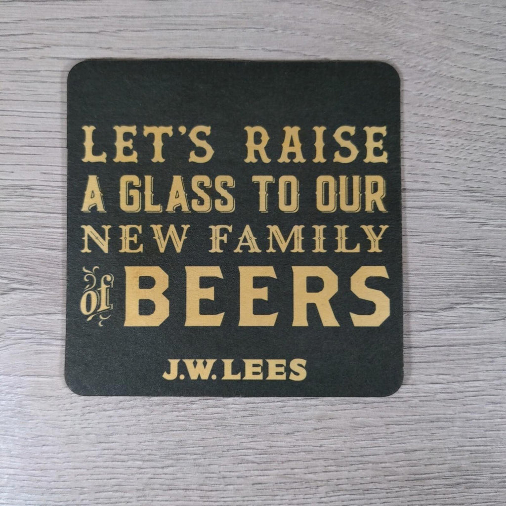 J.W Lees 3 x Vintage Beer Mats Pub Bar Coaster Breweriana - Retrorama UK
