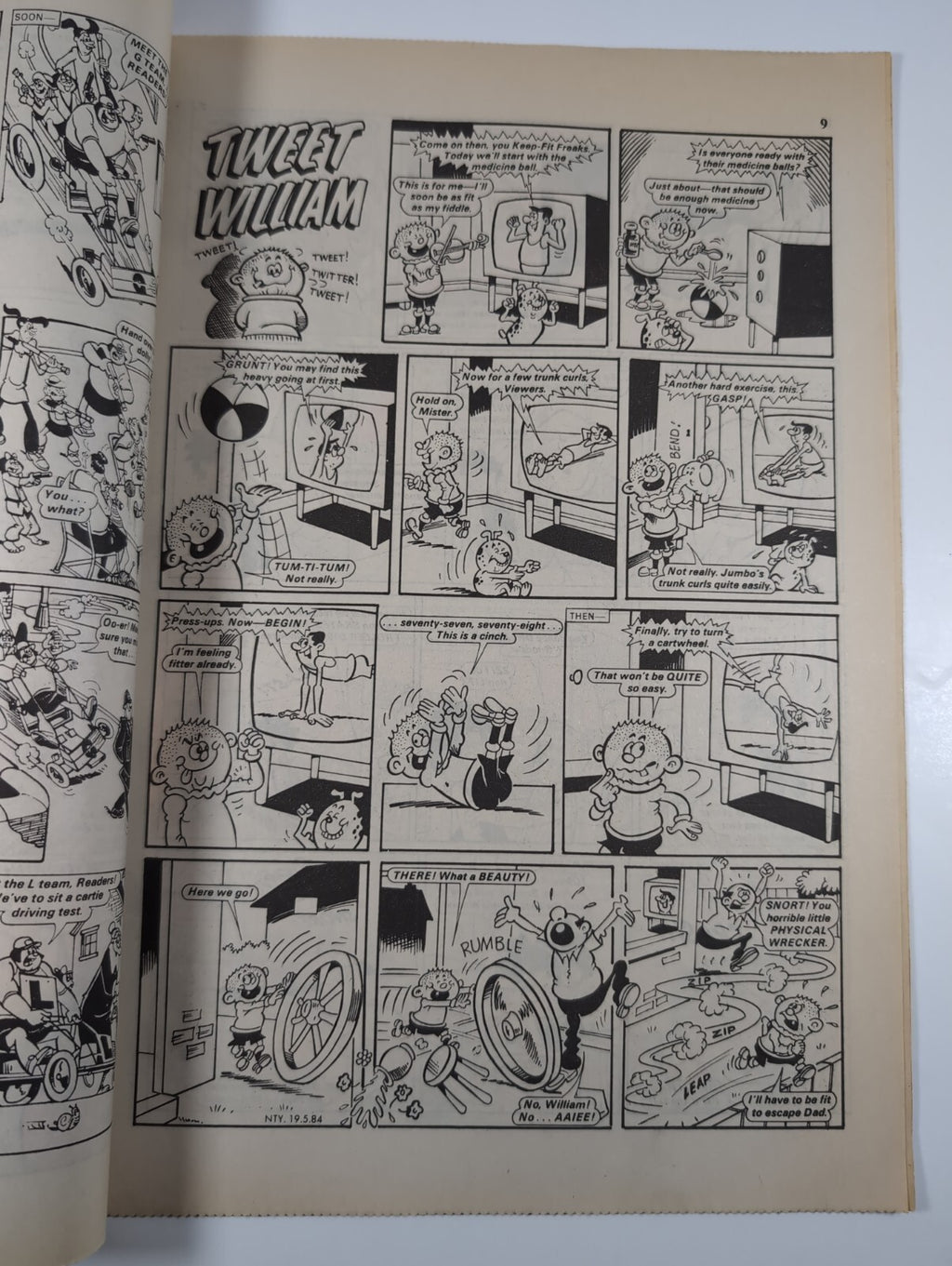 Nutty Comic Featuring Bananaman Issue No. 223 May 19th 1984 Vintage Retro Comic