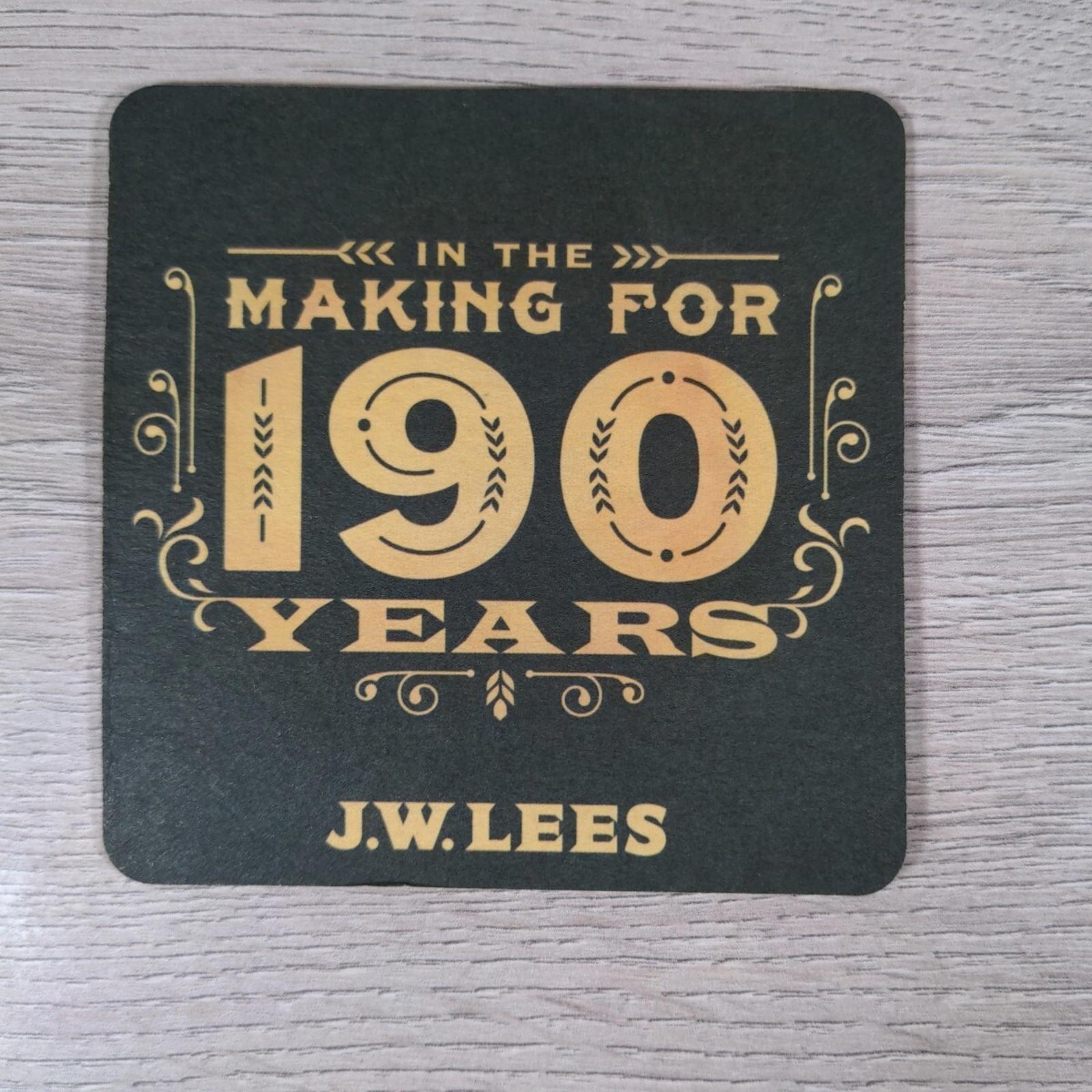 J.W Lees 3 x Vintage Beer Mats Pub Bar Coaster Breweriana - Retrorama UK