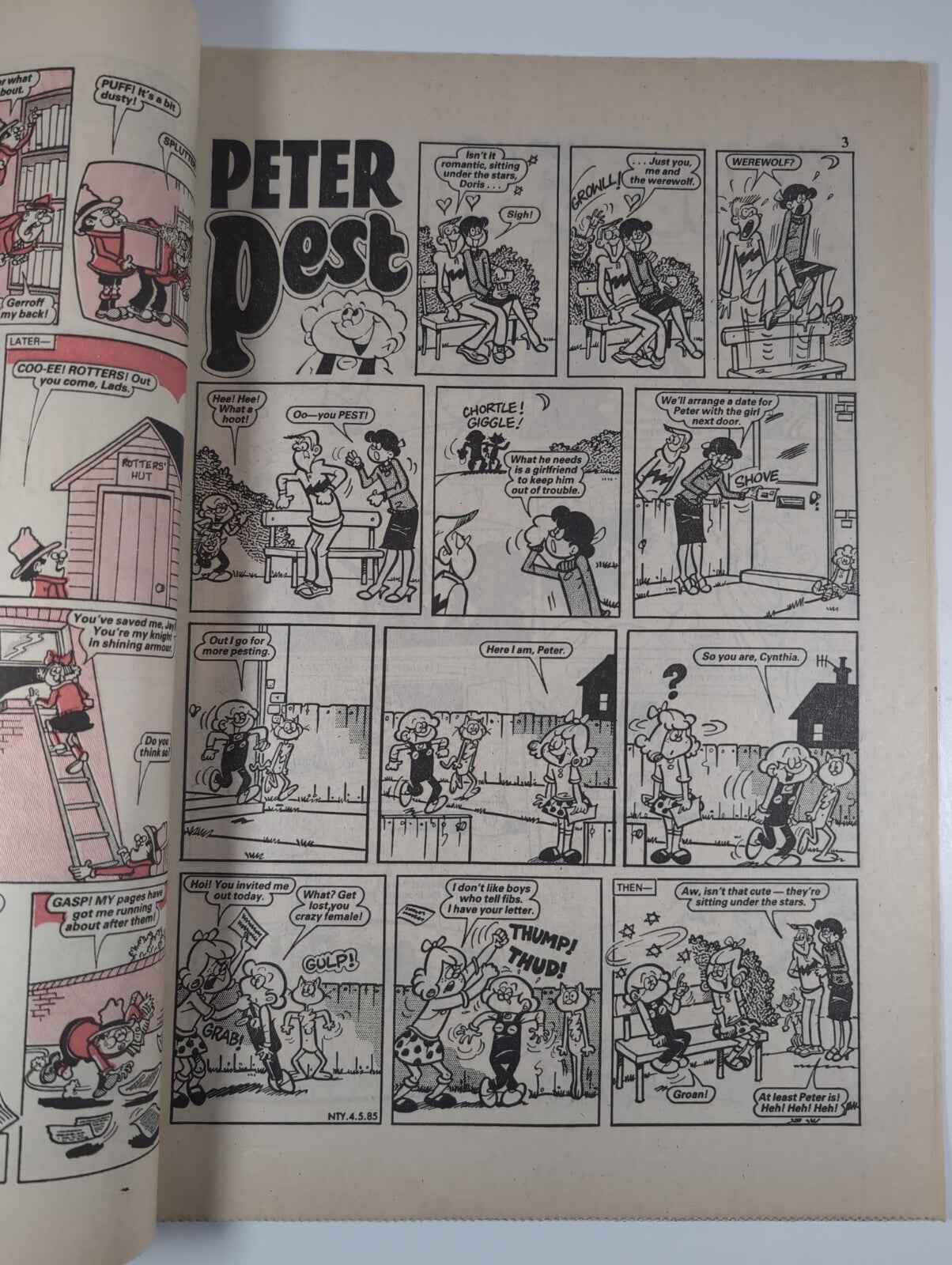Nutty Comic Featuring Bananaman Issue No. 273 May 4th 1985 Vintage Retro Comic