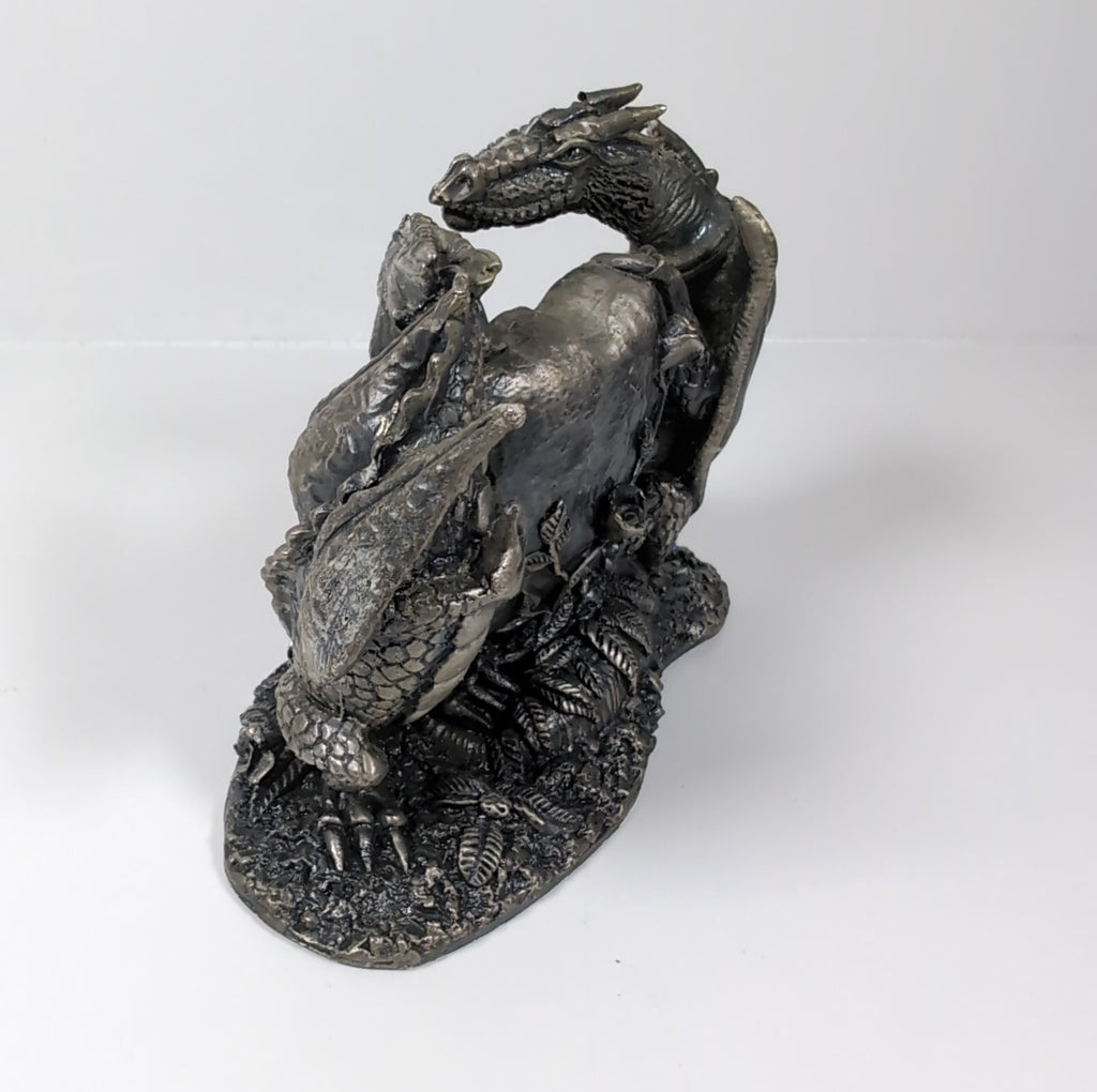 Myth & Magic Romancing The Dragon 3846 The Tudor Mint Pewter Metal Figure