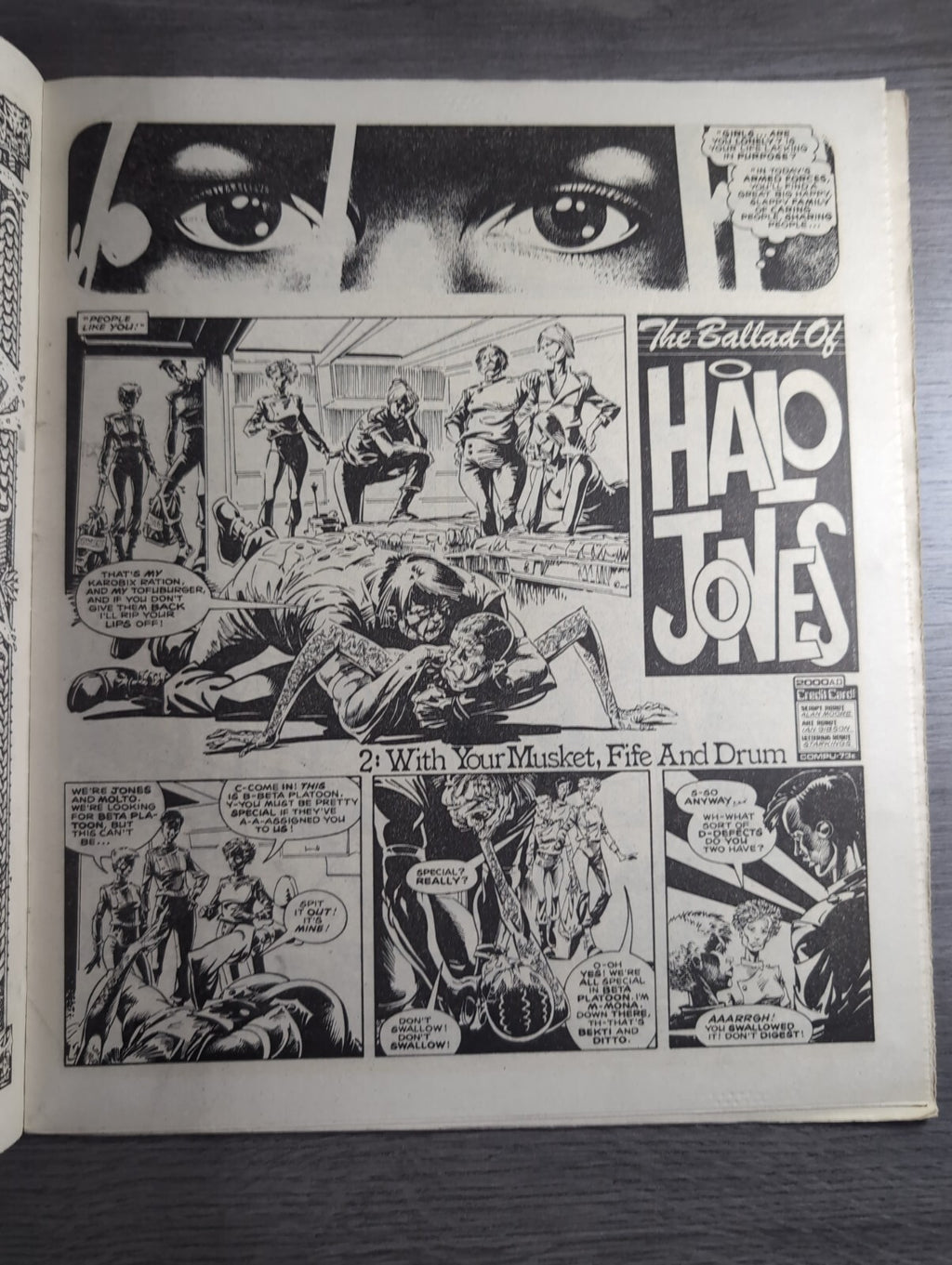 2000AD Prog 453 Featuring Judge Dread Comic 18th Jan 1986 Vintage Retro Comic