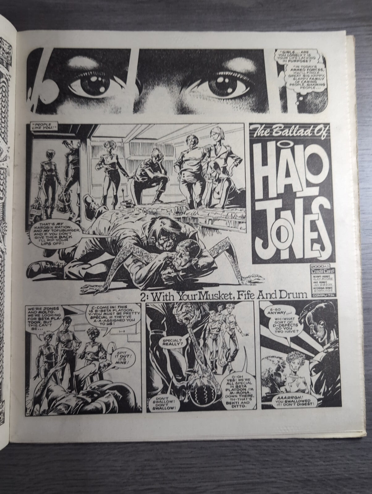 2000AD Prog 453 Featuring Judge Dread Comic 18th Jan 1986 Vintage Retro Comic