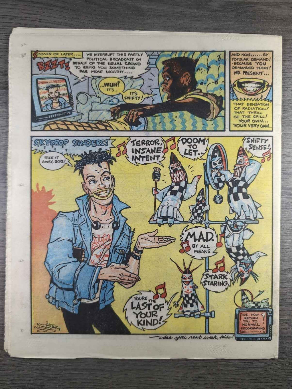 2000AD Prog 484 Featuring Judge Dread Comic Date 23rd Aug 1986 Retro Comics