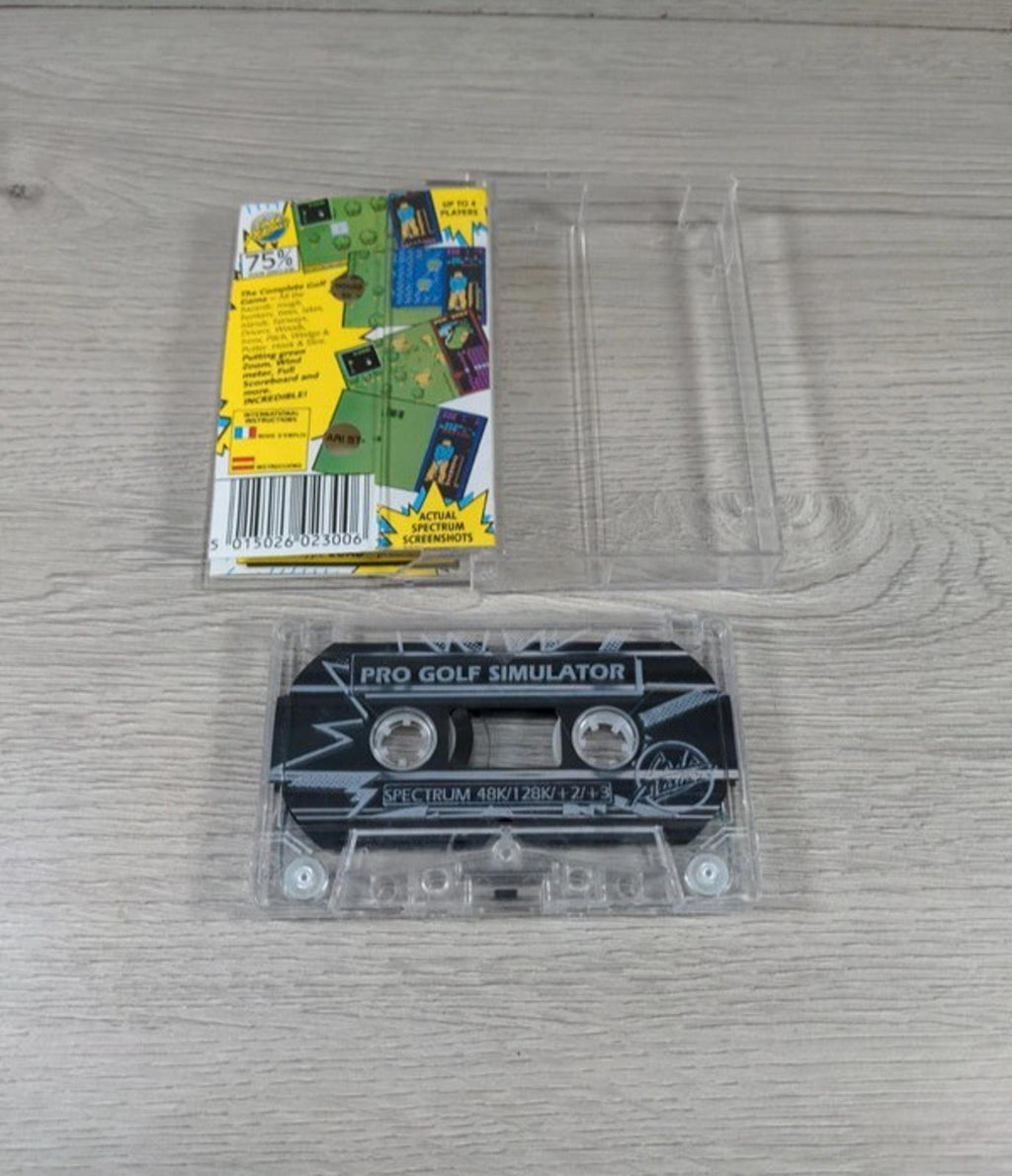ZX Spectrum 48/128K Pro Golf Simulator Video Game Tested & Working