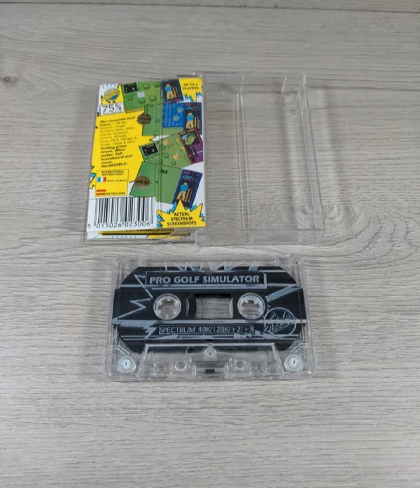 ZX Spectrum 48/128K Pro Golf Simulator Video Game Tested & Working
