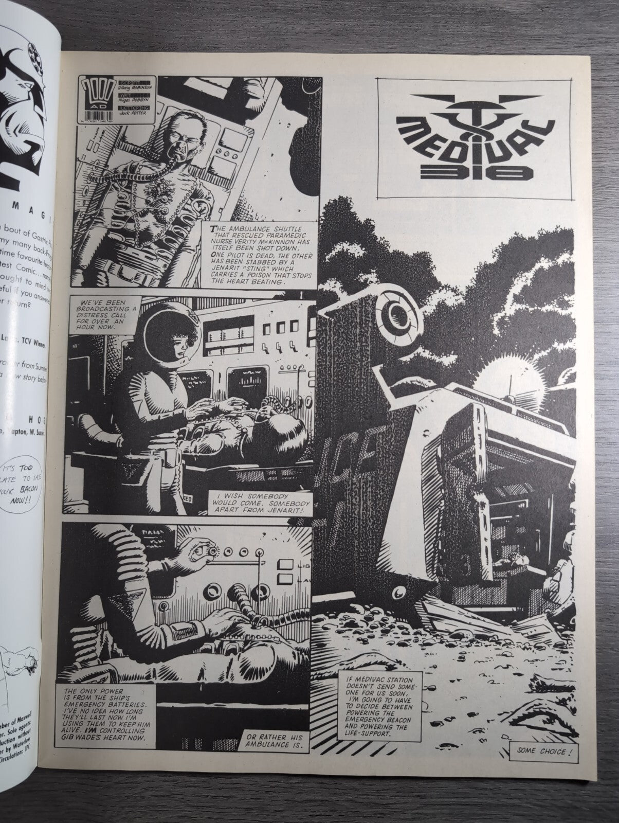 2000AD Prog 624 Featuring Judge Dread Comic 29th April 1989 Vintage Retro Comic