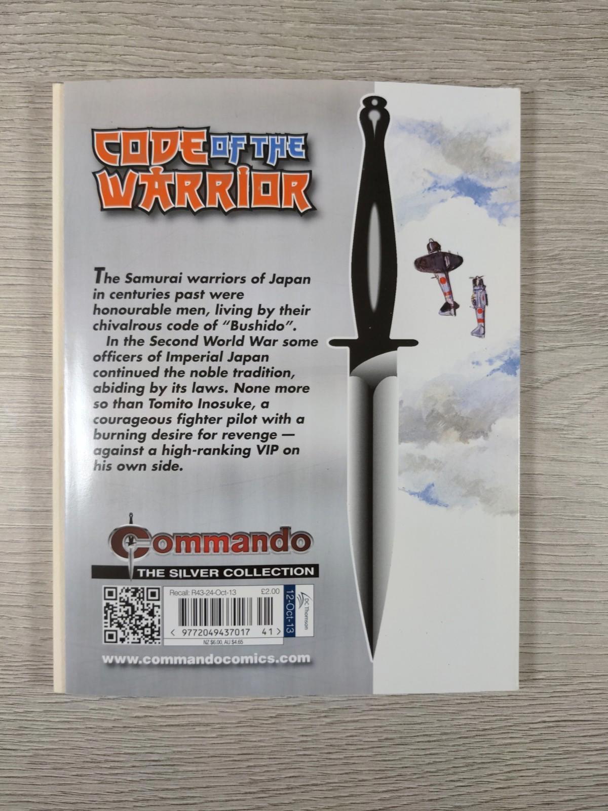 Commando Comic Issue Number 4646 Code Of The Warrior - Retrorama UK