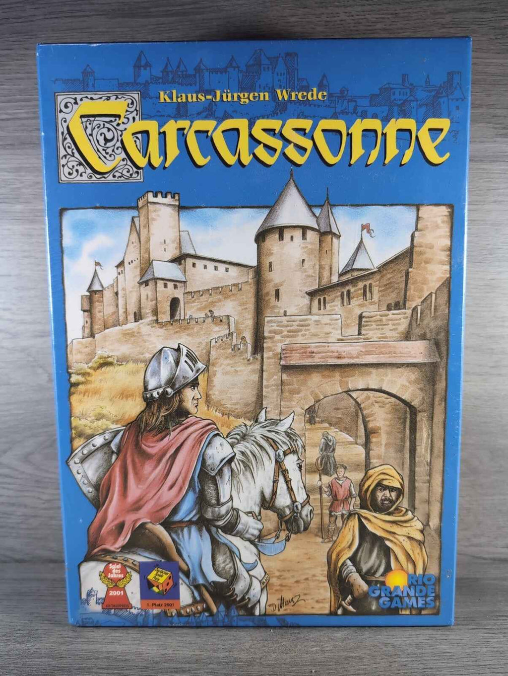 Carrassonne Medieval Board Game Rio Grande Games 2000 New & Sealed