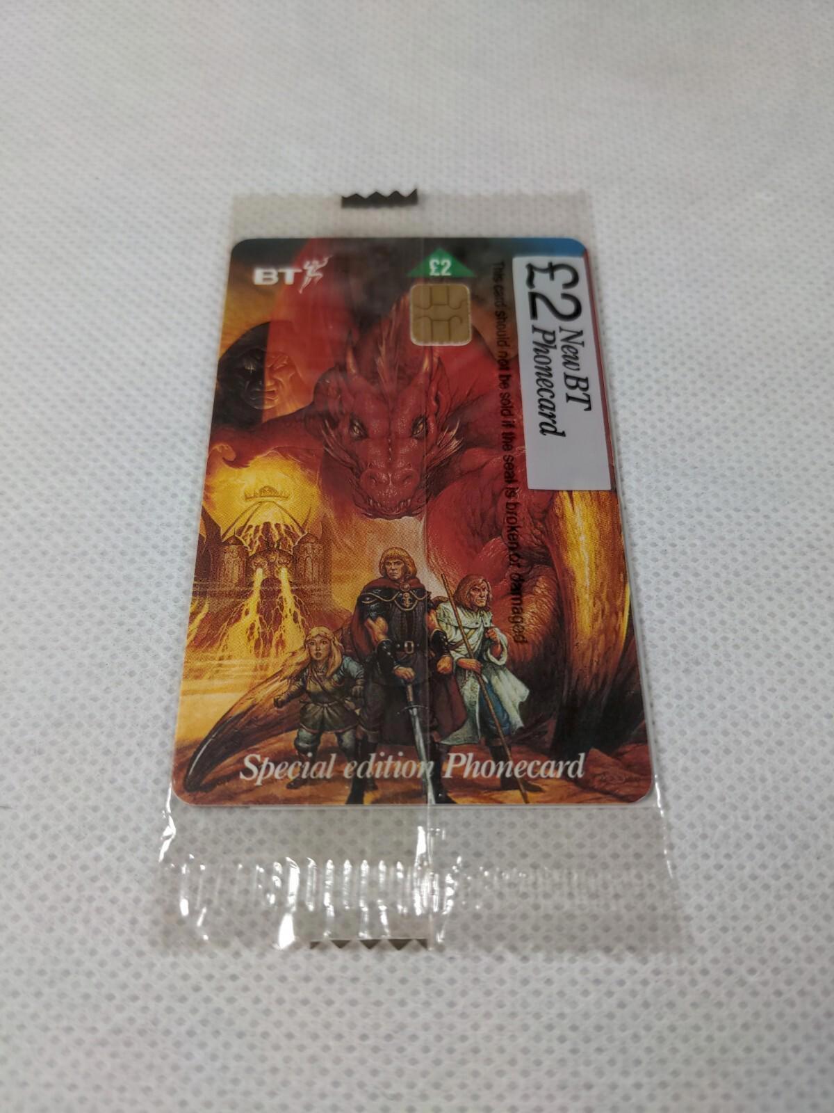 BT Phone Card  Special Edition Unused Vintage £2 Chip Phonecard Unopened Sealed
