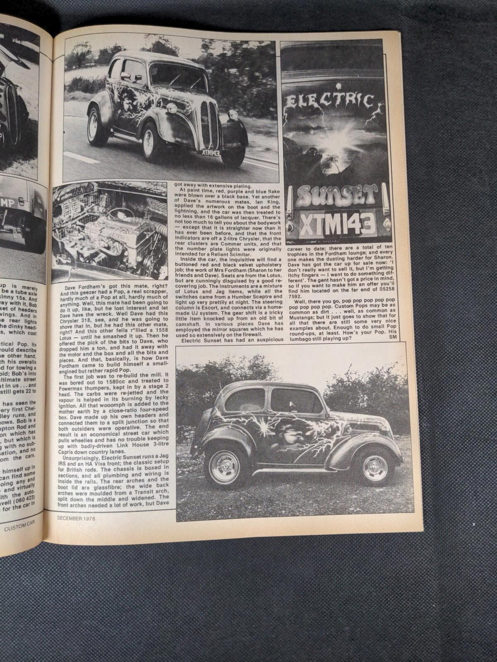 Custom Car Magazine Issue December 1978 Vintage Magazine - Retrorama UK