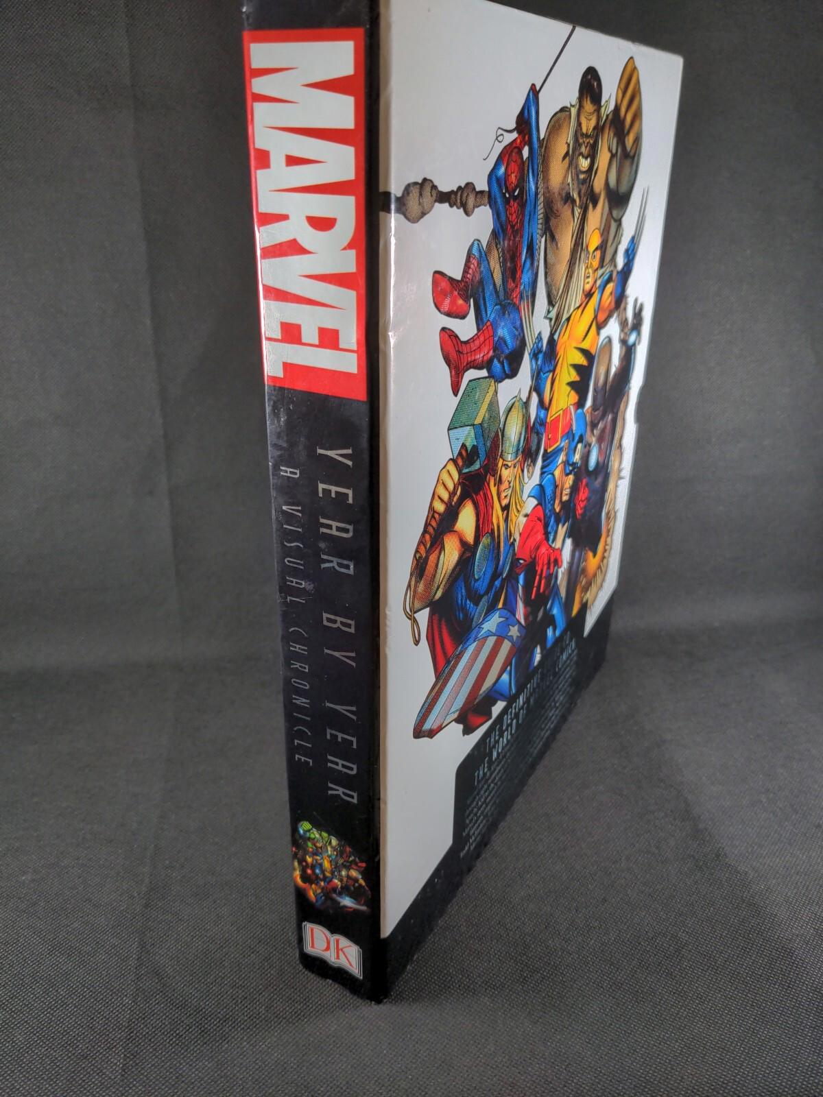DK Marvel Year By Year A Visual Chronicle Illustrated Hardback Comic Book - Retrorama UK