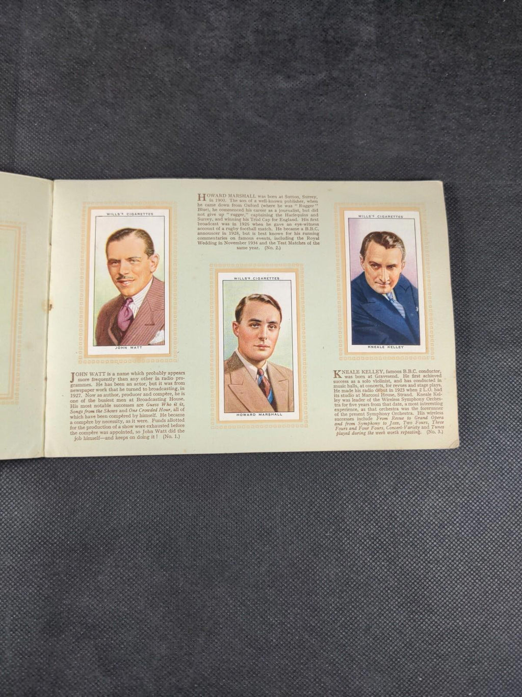 W.D & H.O Wills Radio Celebrities Second Series 1935 Cigarette Cards Full Set