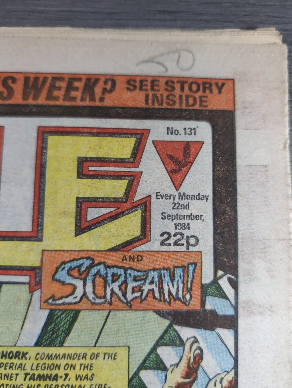 Eagle Comic Issue No 131 22nd September 1984 Vintage Retro UK Comic