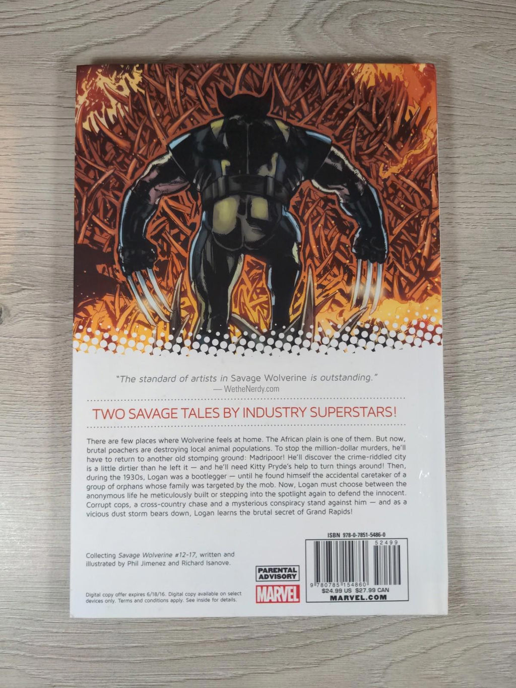 Marvel Comics Savage Wolverine Wrath Volume 3 Hardcover Graphic Novel Marvel Now - Retrorama UK